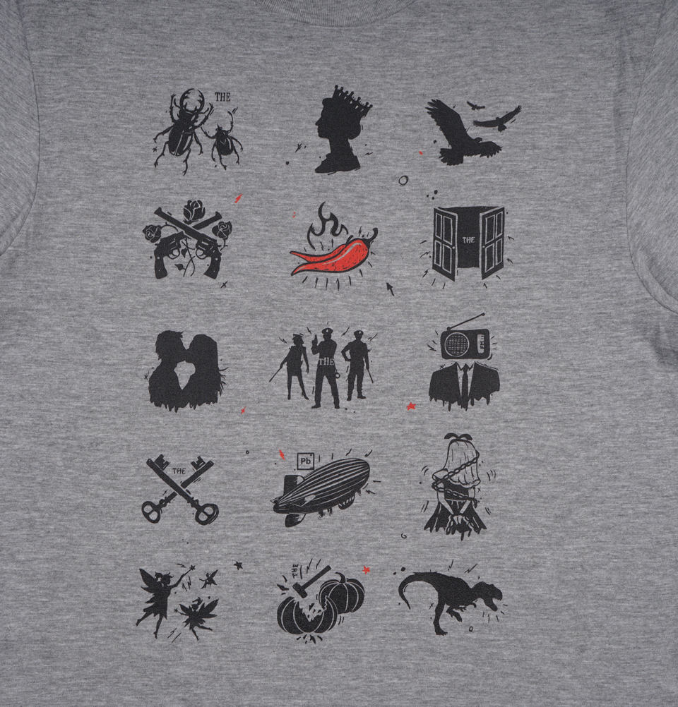 Bands Music Inspired Icons – Graphic Tee by Gamma-Ray