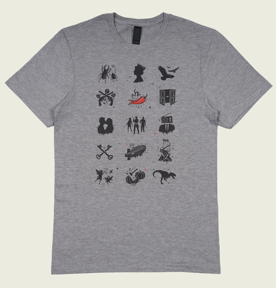 Bands Graphic T-Shirt – Artist Series Design by Gamma-Ray