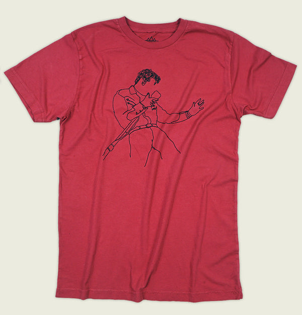 ELVIS EMBROIDERED Unisex T-shirt - Altru Apparel - Tees.ca