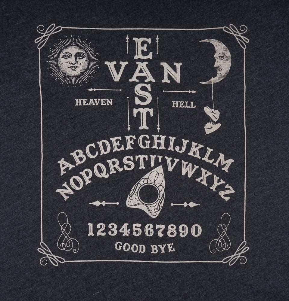 EAST VAN OUIJA BOARD Unisex T-shirt - EastVan.Supply - Tees.ca