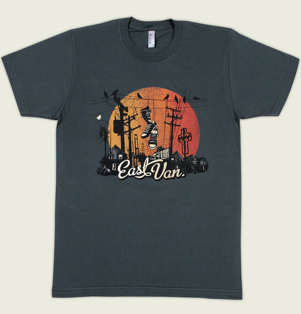 EAST VAN SHOES Unisex T-shirt - EastVan.Supply - Tees.ca
