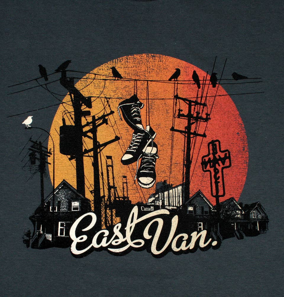 EAST VAN SHOES Unisex T-shirt - EastVan.Supply - Tees.ca