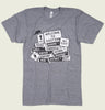 EAST VAN STREETS Unisex T-shirt - EastVan.Supply - Tees.ca