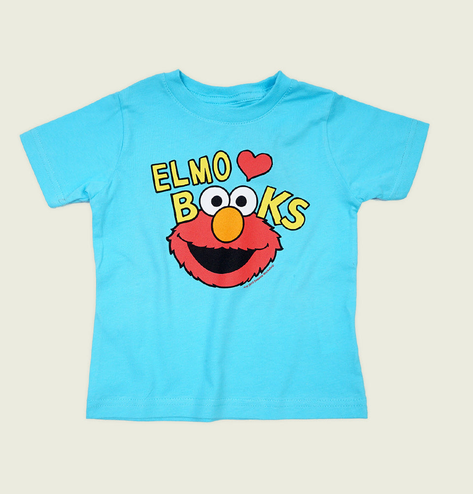 ELMO LOVES BOOKS Kids' T-shirt - Out of Print - Tees.ca