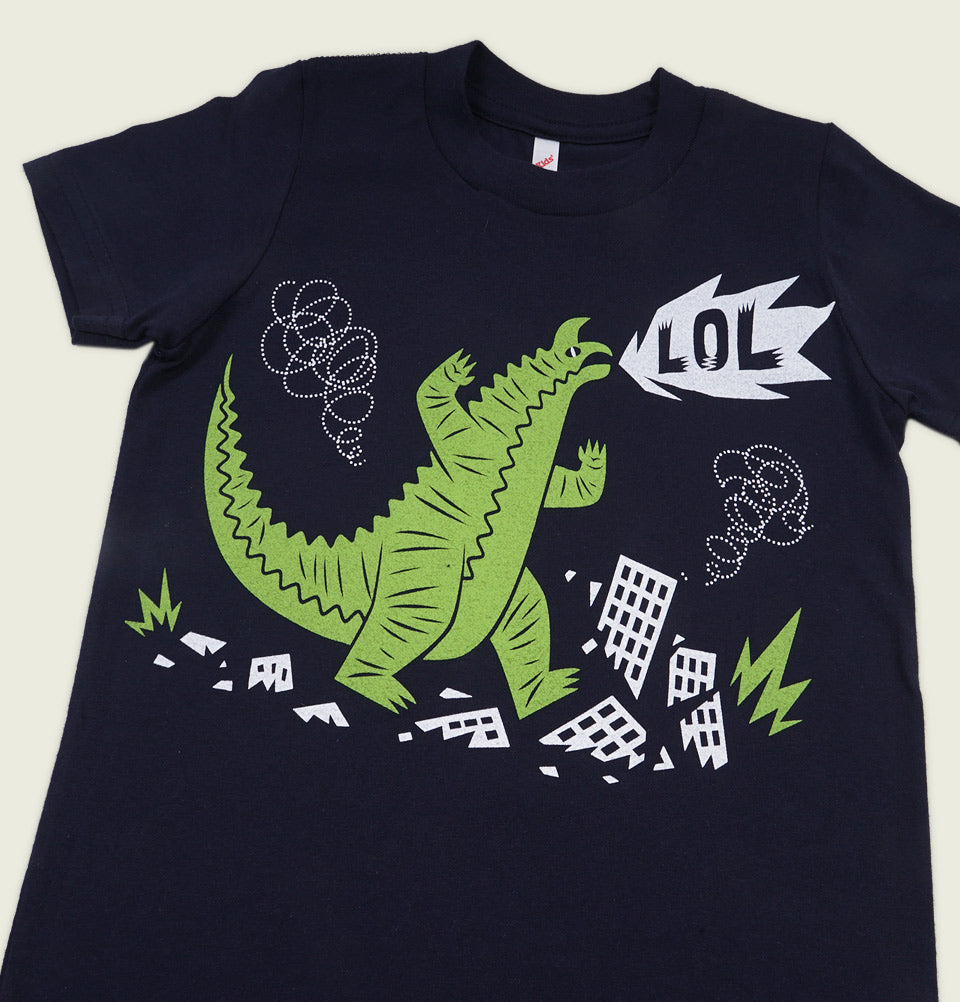 KAIJU LOL Kid's T-shirt - Luc Latulippe - Tees.ca