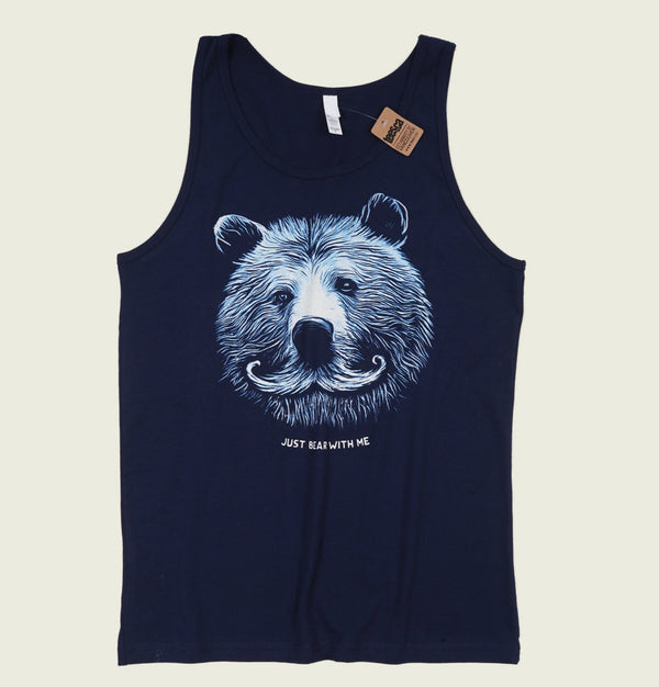 JUST BEAR WITH ME Unisex Tank Top - Alter Jack - Tees.ca