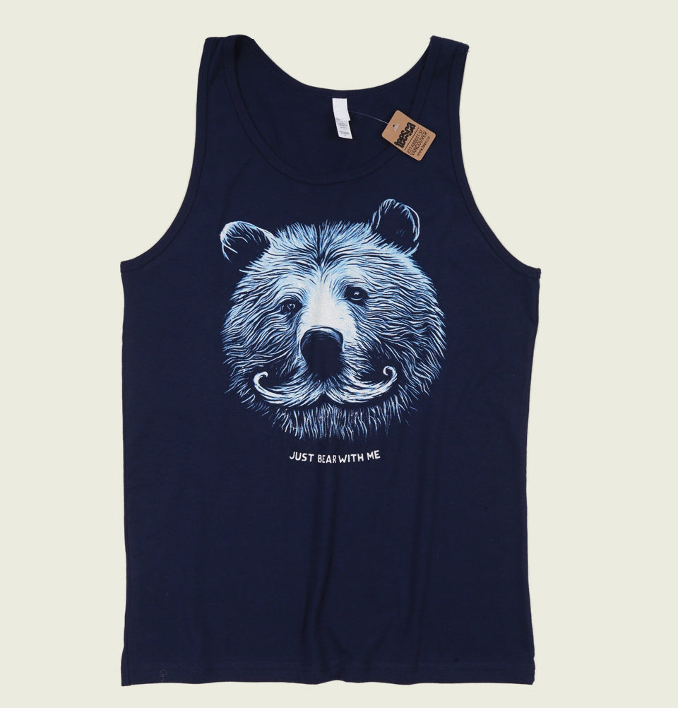 JUST BEAR WITH ME Unisex Tank Top - Alter Jack - Tees.ca