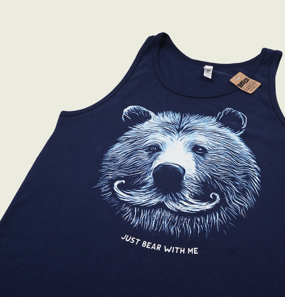 JUST BEAR WITH ME Unisex Tank Top - Alter Jack - Tees.ca