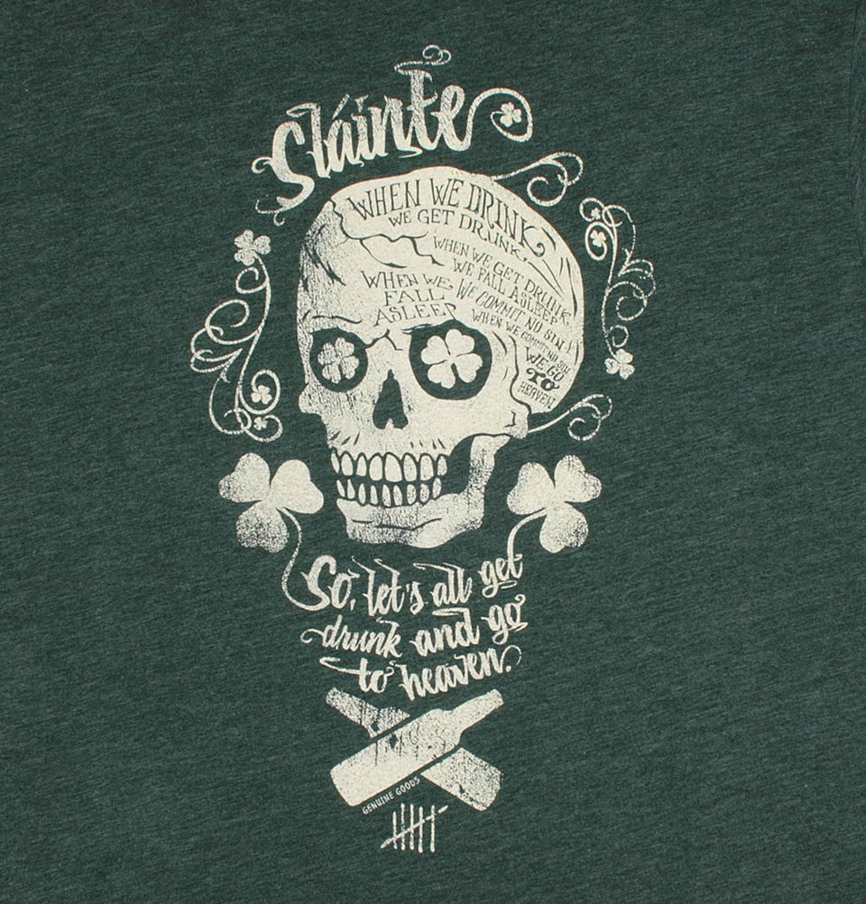 IRISH SKULL Unisex T-shirt - Alter Jack - Tees.ca