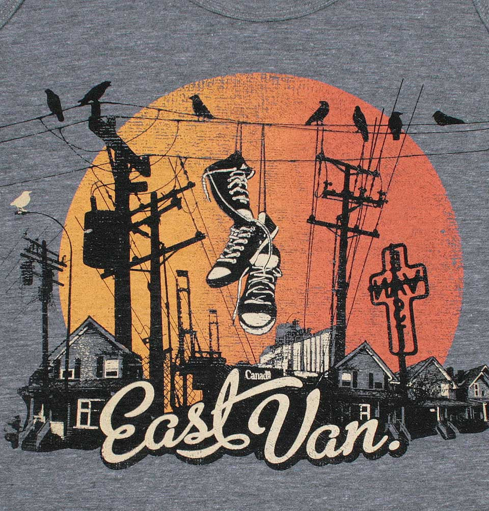 EAST VAN SHOES Unisex Tank Top - EastVan.Supply - Tees.ca
