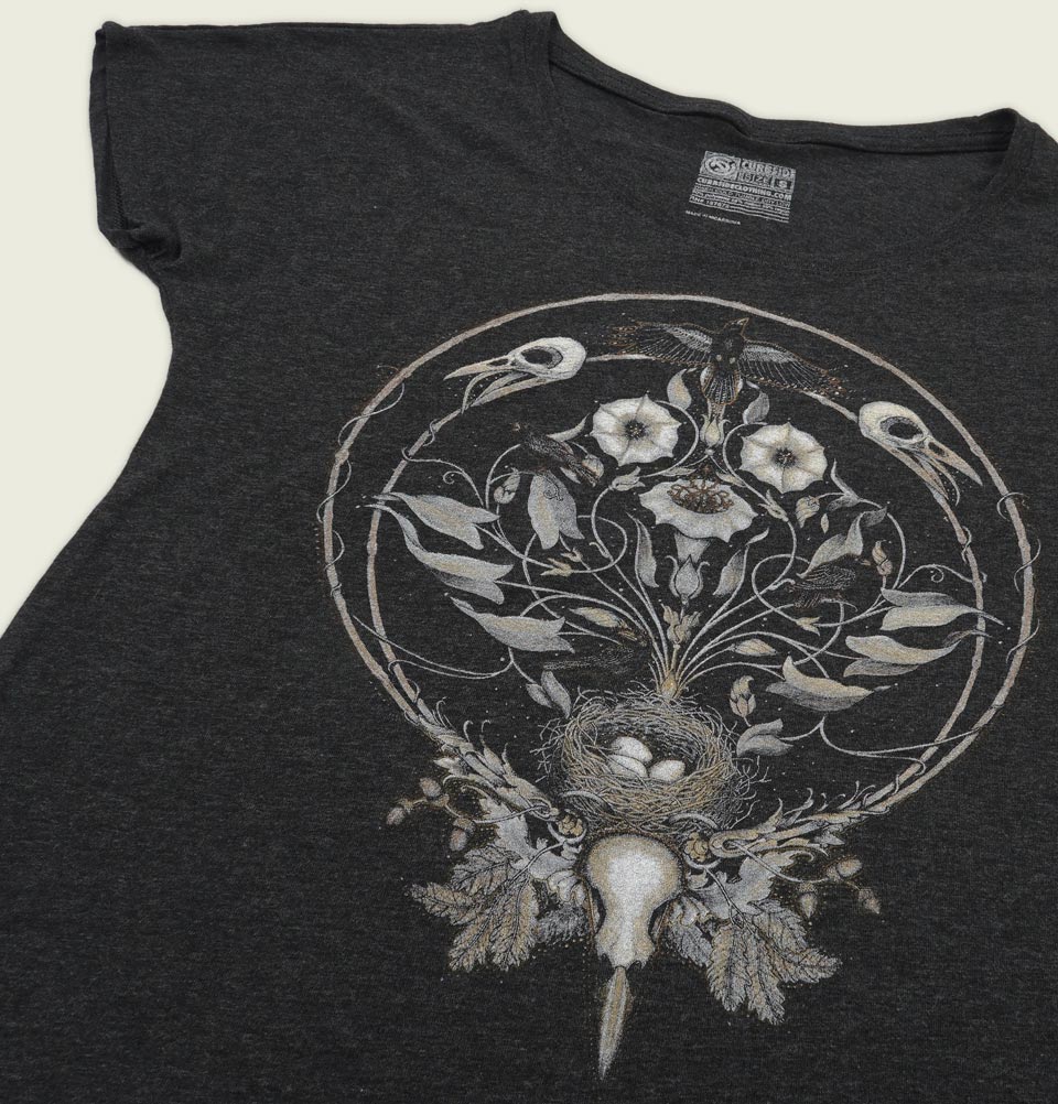 THE RAVEN'S DRUM Women's Dolman T-shirt - Curbside Clothing - Tees.ca