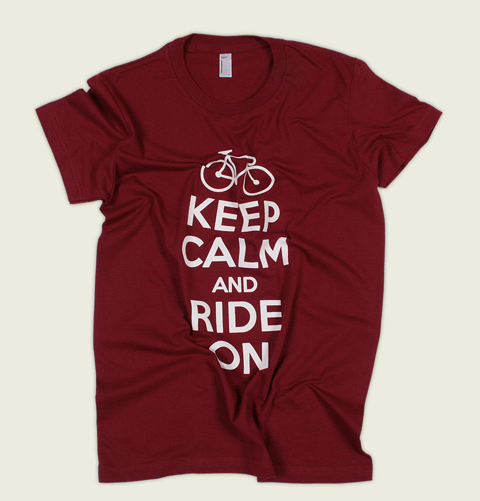 KEEP CALM AND RIDE ON Women's T-shirt - t-shirtology - Tees.ca