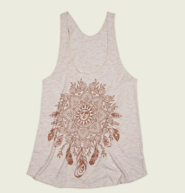 BOHEMIAN SUN Women's Tank Top - Sowilo16 - Tees.ca