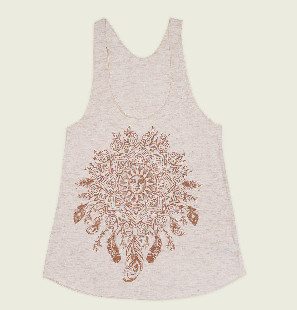 BOHEMIAN SUN Women's Tank Top - Sowilo16 - Tees.ca