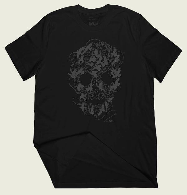 SKULL RAVENS gray Unisex T-shirt - Lee Roberts - Tees.ca